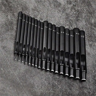 Đục lỗ tròn mạ titan làm đồ da handmade