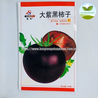 Hạt giống cà chua đen quả to . 2 gr/gói
