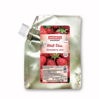 Mứt dâu ít đường Jam - Andros 1kg
