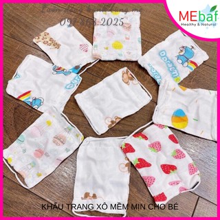 Khẩu trang xô mềm mịn cho bé