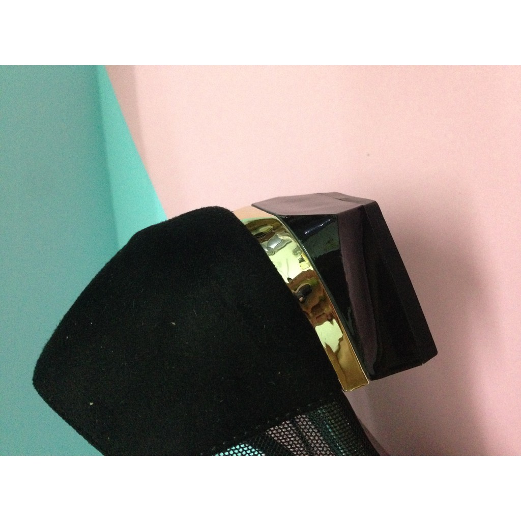 Giày đế tráng gương QC mũi đính đá | BigBuy360 - bigbuy360.vn