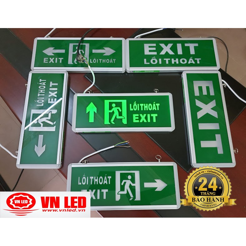 ĐÈN EXIT THOÁT HIỂM, LỐI THOÁT , EXIT, 1 MẶT, 2 MẶT, đt 0936395395