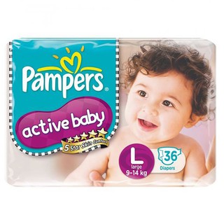 Tã dán Pampers size L 36 miếng (trẻ từ 9 - 14kg)