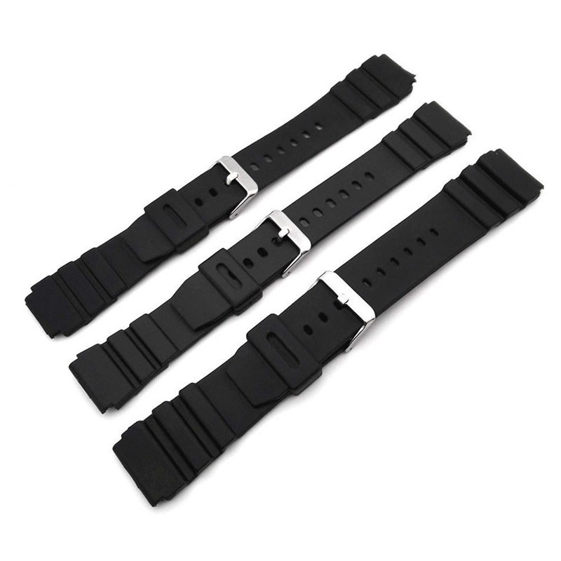Dây đeo silicone thay thế cho đồng hồ 18-22mm thiết kế chống nước chất lượng cao