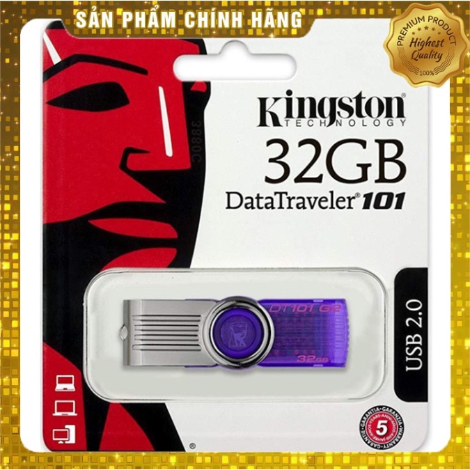 USB 2GB/4GB/8GB/16GB/32GB/64GB Kingston Hàng Chuẩn FPT