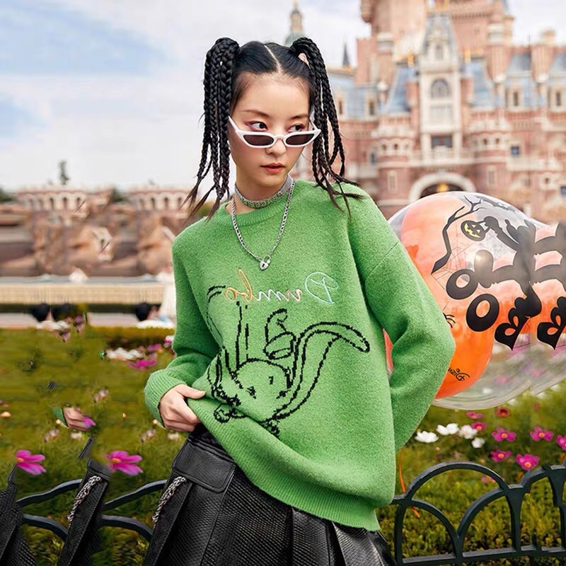 Áo len hoạ tiết voi Peacebird