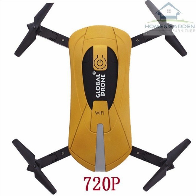 Máy bay fly cam Drone Camera Wifi Remote Control 200W model 2019 (Yellow)