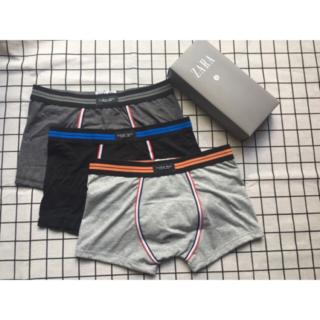 Set 3 quần sịp đùi Zara. Sịp đùi nam, boxer