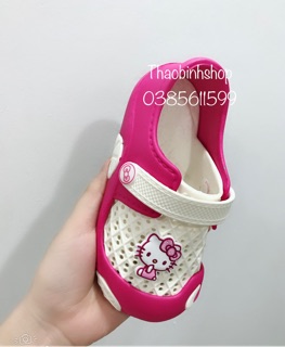 Dép siêu nhẹ bé gái hình hello kitty