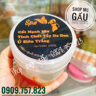 Kem cốt tẩy trắng mix da đen