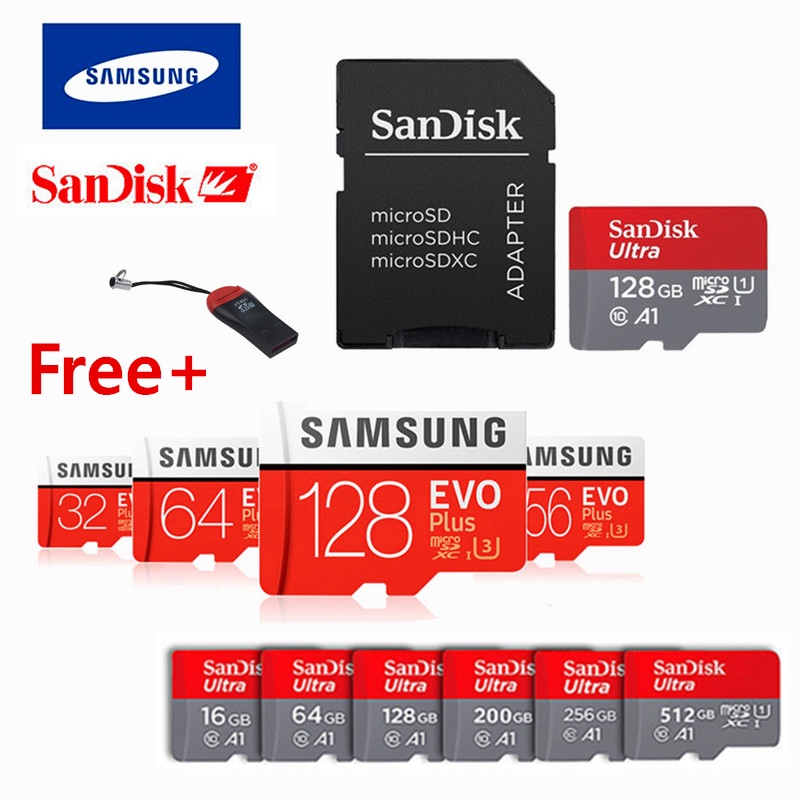 Thẻ Nhớ Micro SD 128GB 64GB 32GB Dành Cho Samsung