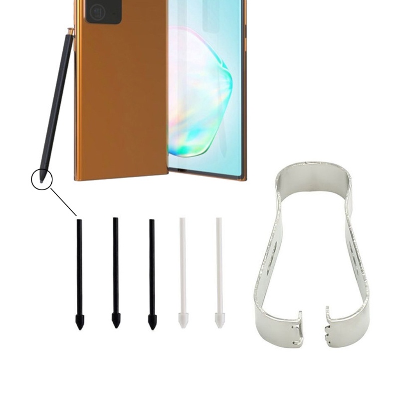 1 set đầu bút cảm ứng có kẹp kim loại thay thế cho Samsung- Galaxy- Note 20 Ultra Note 20 N980 N981 N986 Series Stylus