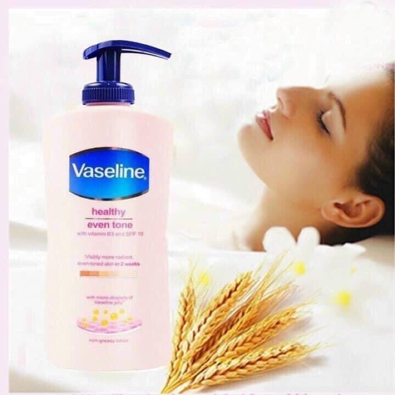 SỮA DƯỠNG THỂ SÁNG DA TỨC THÌ VASELINE HEALTHY Even tone 400ml