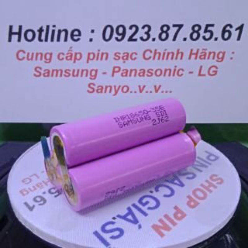 Khối pin 12v 3500mah Samsung 18650