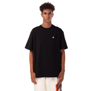 5THEWAY 5TW/RTW NEW TEE™ in BLACK/ORANGE aka Áo Thun Đen Tay Ngắn Logo Cam