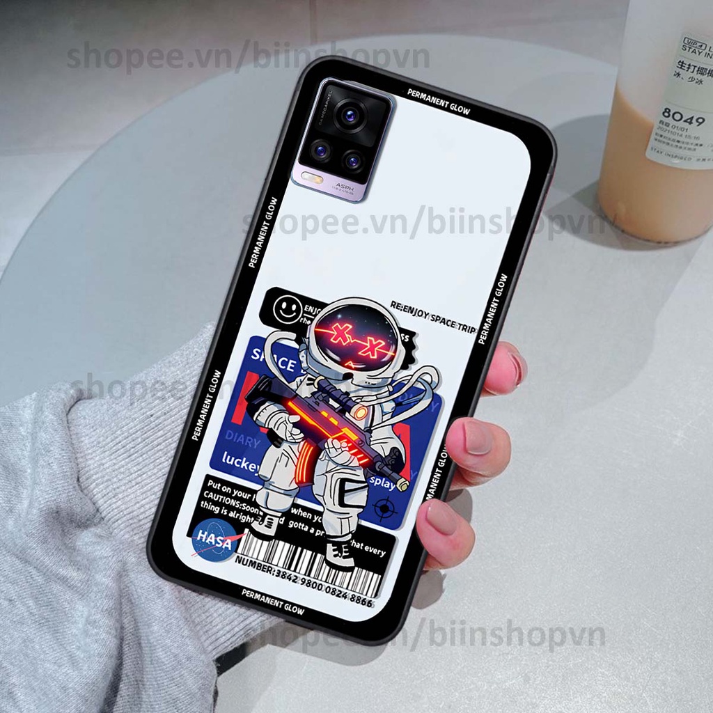 Ốp Vivo V20 phi hành gia vũ trụ space.x siêu đẹp, thời trang