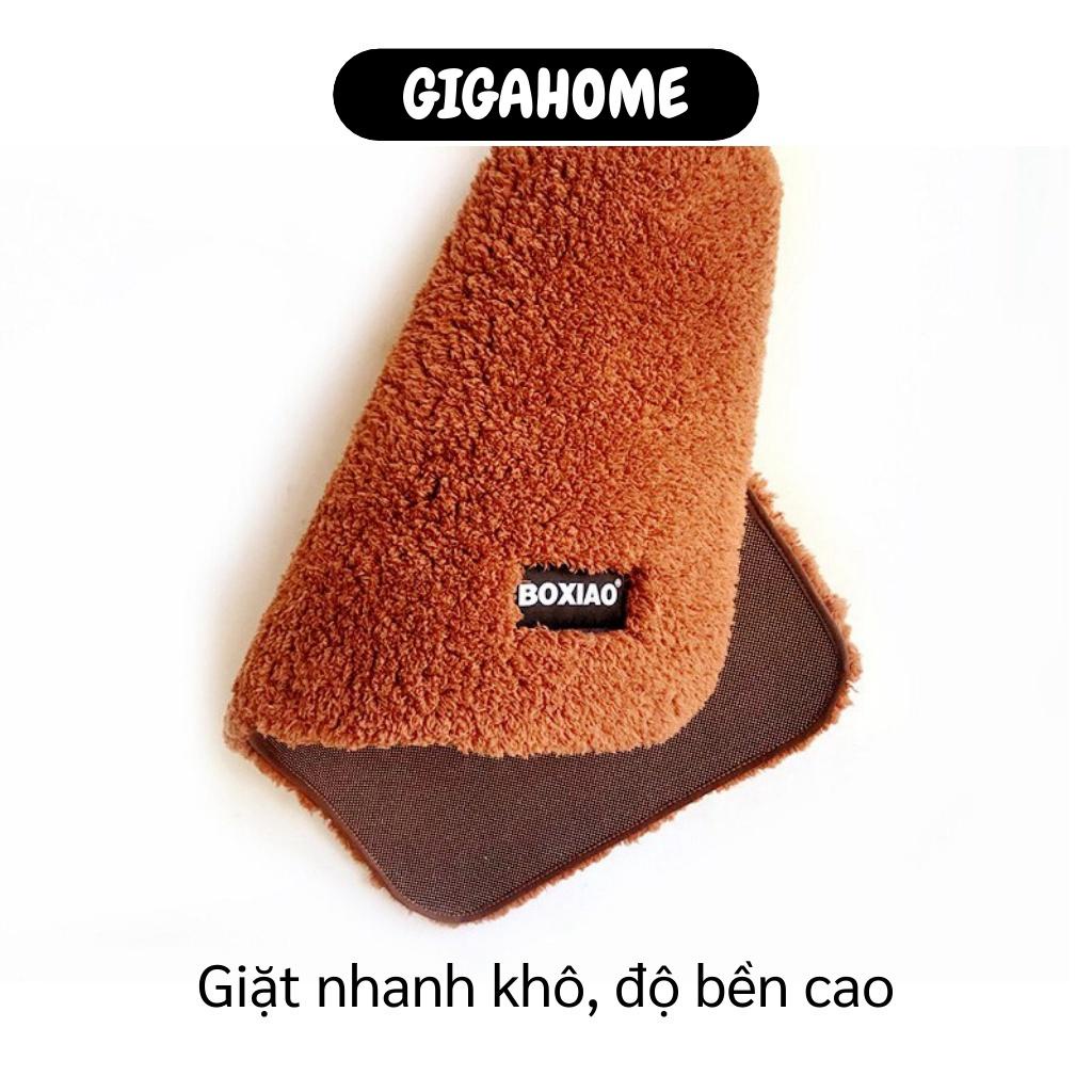 Thảm Lau Chùi Chân GIGAHOME Len Sợi Nhỏ, Thấm Hút, Chống Trượt, Trang Trí Nhà 40x60cm 5202