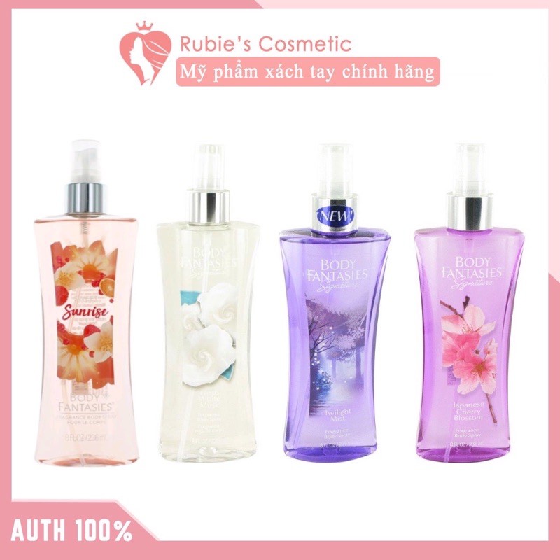 Xịt thơm nước hoa toàn thân Fantasies Signature 50ml
