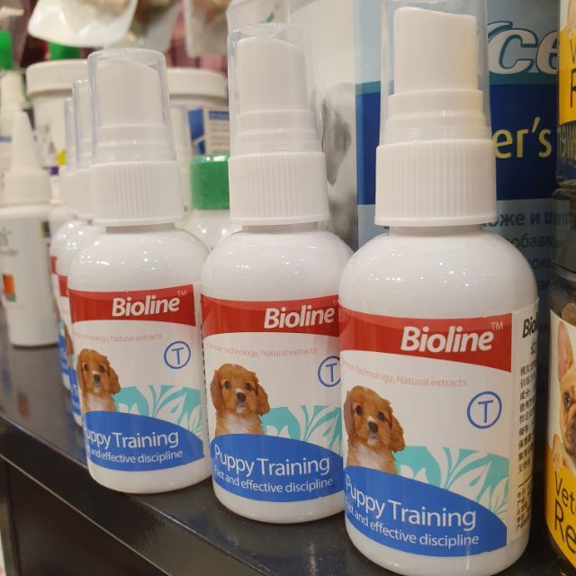 Xịt huấn luyện đi vệ sinh đúng chỗ Bioline Cho chó Mèo