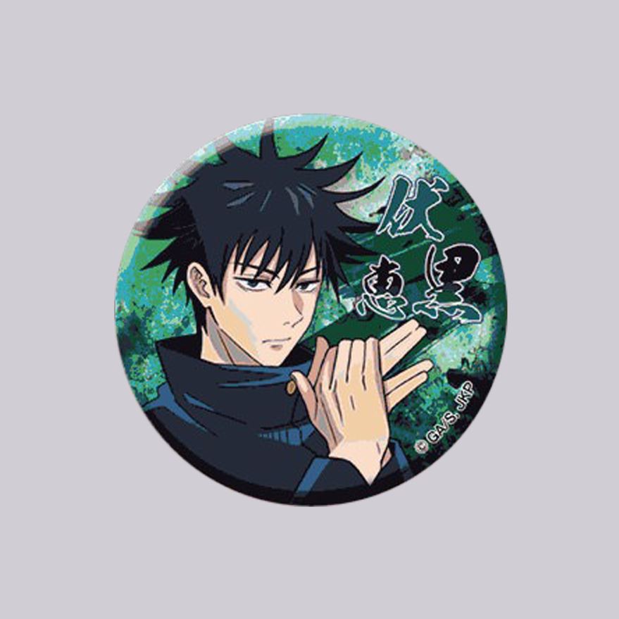 Huy hiệu IN HÌNH Jujutsu Kaisen Chú thuật hồi chiến anime chibi dễ thương tiện lợi