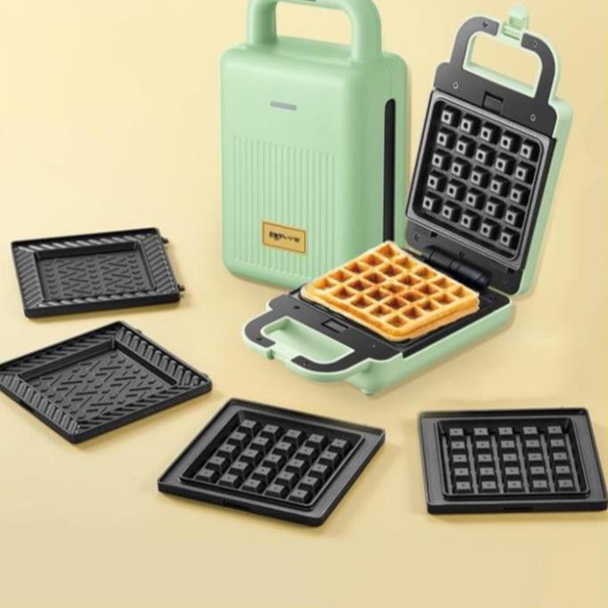 Máy Nướng Bánh Mỳ_Máy Kẹp Nướng Bánh Mì Sandwich - Waffle -Bánh Quế - Hotdog -Làm Bữa Sáng Cho Gia Đ