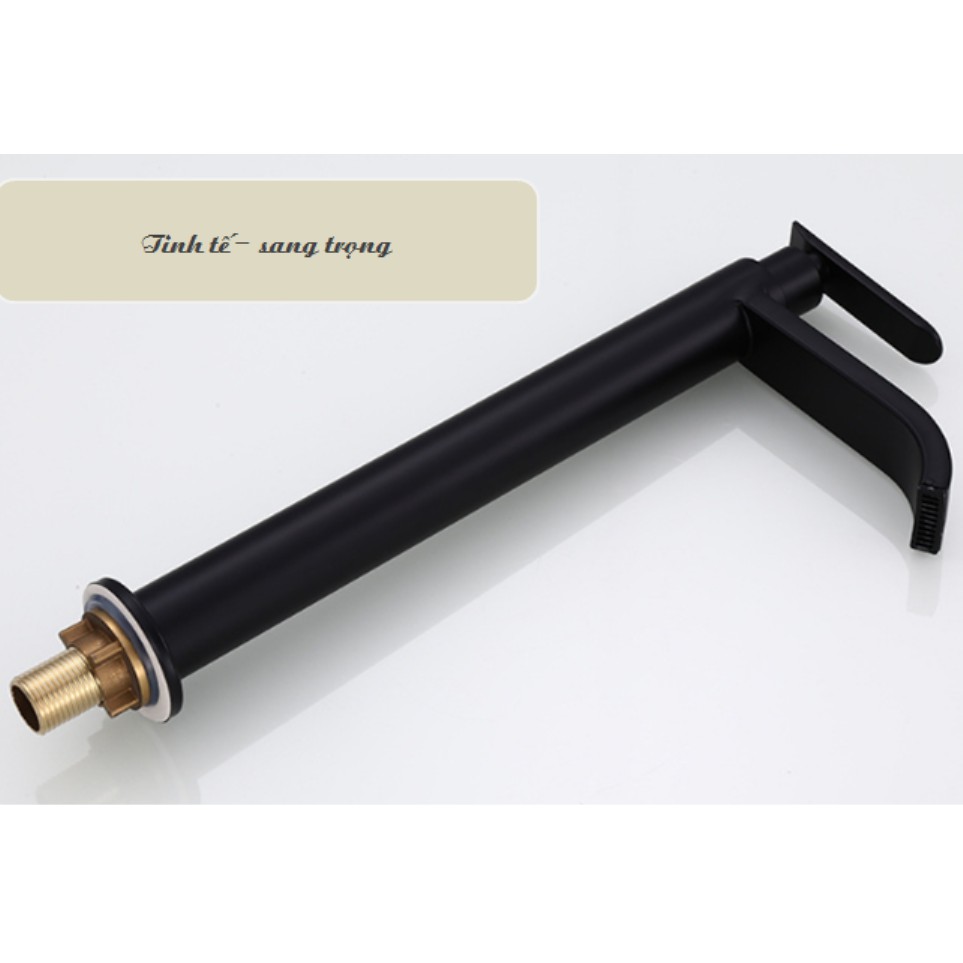 Vòi Lavabo lạnh cao Inox 304 hình tròn dùng cho lavabo nổi | BigBuy360 - bigbuy360.vn