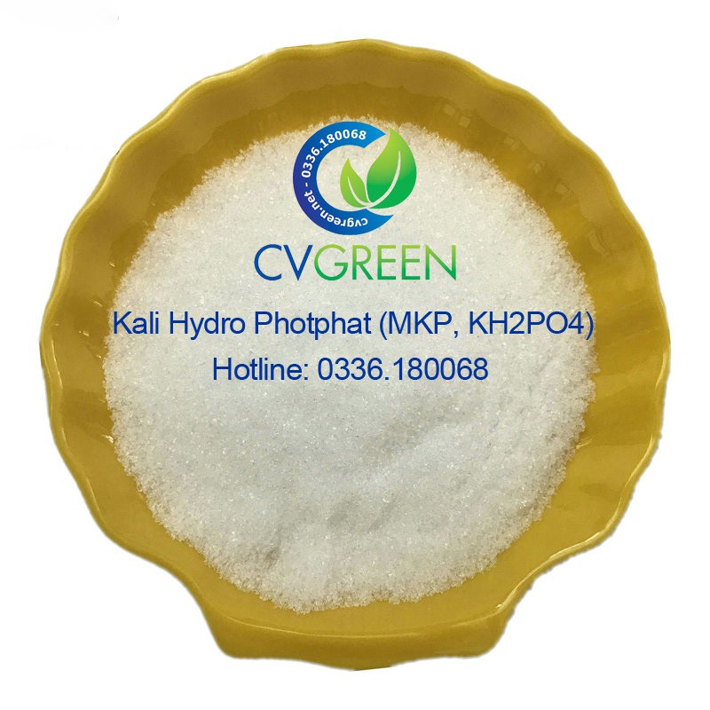 Kali Hydro Photphat (MKP, KH2PO4) bón lá (gói 1kg)