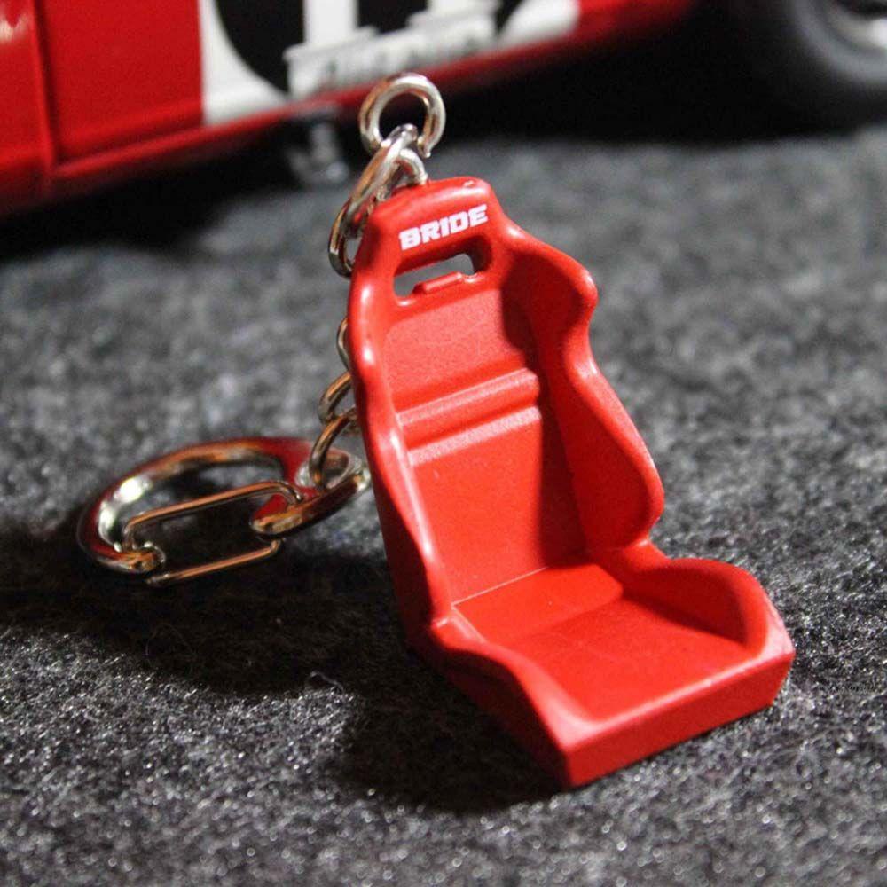 Móc Khóa Mini Hình Ghế Ngồi Xe Đua Sáng Tạo Vui Nhộn