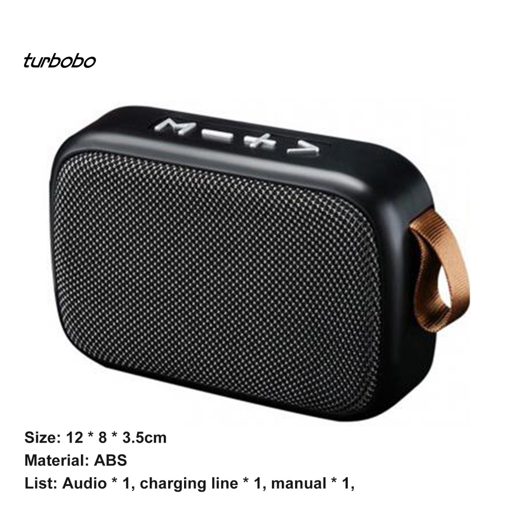 Turbobo Loa Bluetooth 4.2 Mini Đa Năng Nhiều Chế Độ Điều Khiển Bằng Giọng Nói Cho Hoạt Động Ngoài Trời