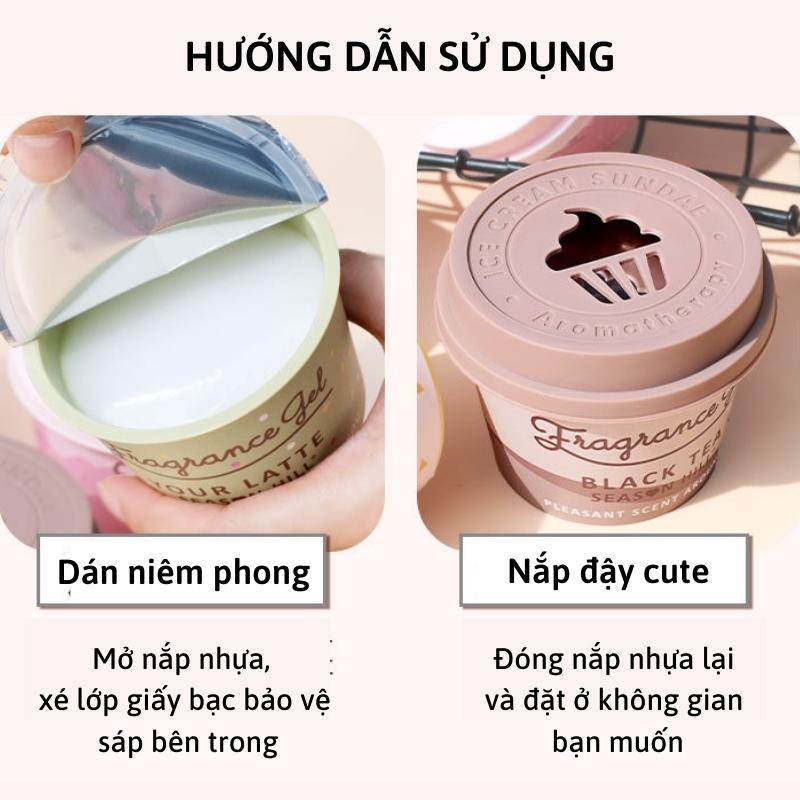 Sáp thơm phòng khử mùi Season Hill cao cấp hương trà giúp thơm nhà vệ sinh ô tô - chillme