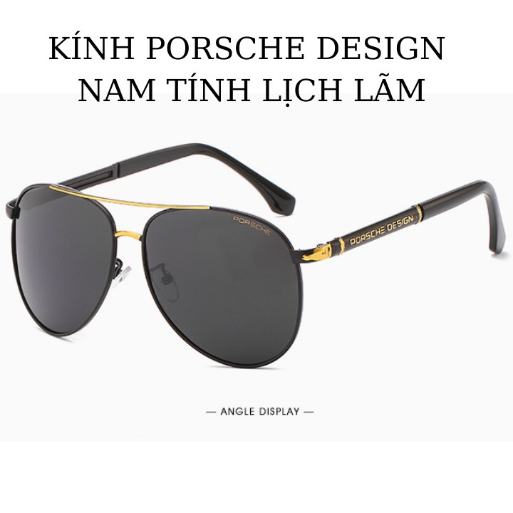 Kinh Râm Nam - Kính Mắt Thời Trang Porsche Sành Điệu Nam Tính Lịch Lãm Cao Cấp Chống Tia UV400%