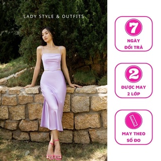 Chân Váy Lụa Đuôi Cá Dáng Dài Được May 2 Lớp Dày Dặn LADY STYLE & OUTFITS