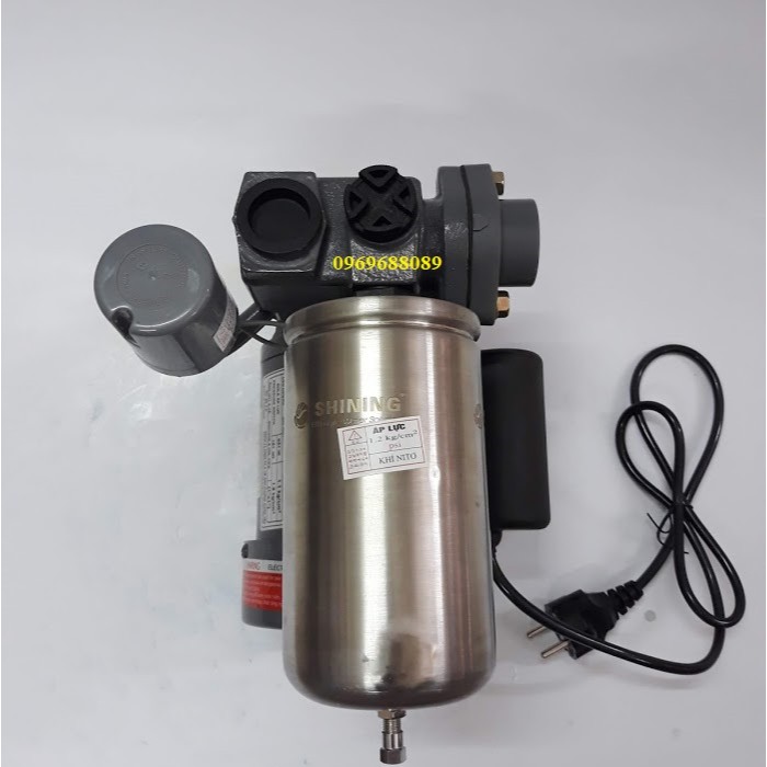 MÁY BƠM TĂNG ÁP TỰ ĐỘNG SHINING SHP-150EA Loại mới  màu Ghi