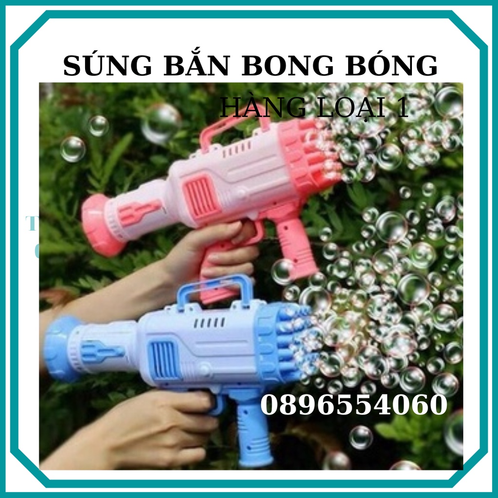 Súng Bắn Bong Bóng Xà Phòng 32-8 Nòng Máy Thổi Bong Bóng Nước Tự Động- Đồ Chơi Trẻ Em Cho Bé Trai - Gái Vận Động Chirita