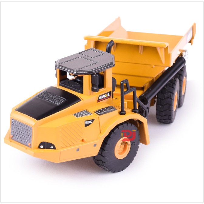 Mô hình xe tải xe tải chở đất đồ chơi trẻ HUINA tỉ lệ 1:50