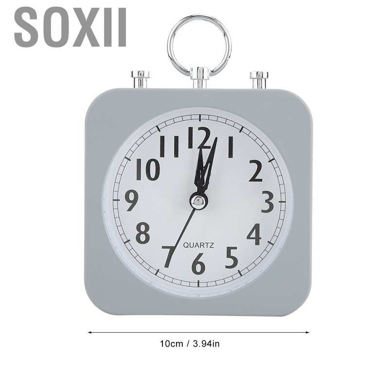 Soxii Vintage Alarm Clock Quiet Clocks Battery Bedside Desk With Loud Ringing Bell AU