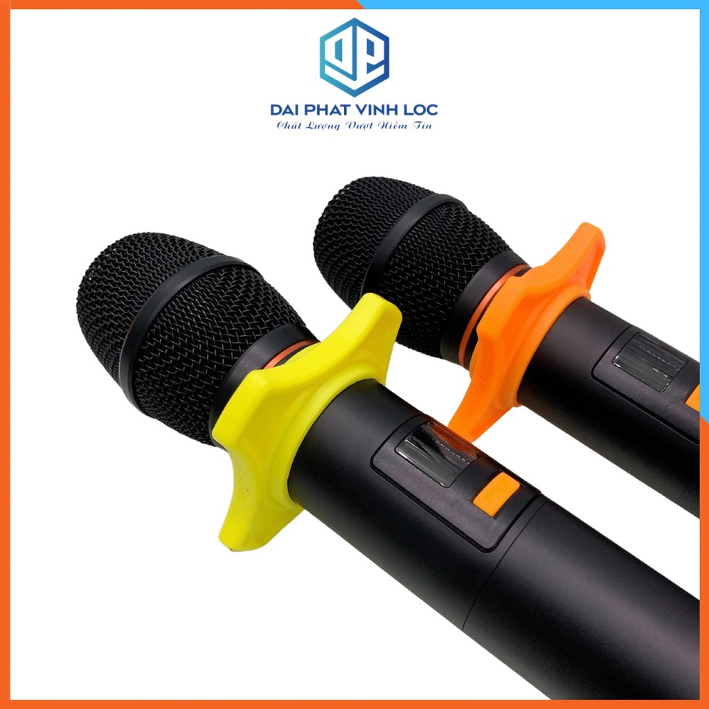 Vòng Đeo Chống Lăn Dành Cho Micro Karaoke Chất Liệu Cao Su Dẻo Màu Ngẫu Nhiên
