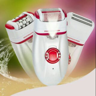 Máy Tẩy Lông Cao Cấp Shinon 3in1 Không Thấm Nước (Tẩy Lông, Chà Gót Chân, Cạo Nhổ Râu )