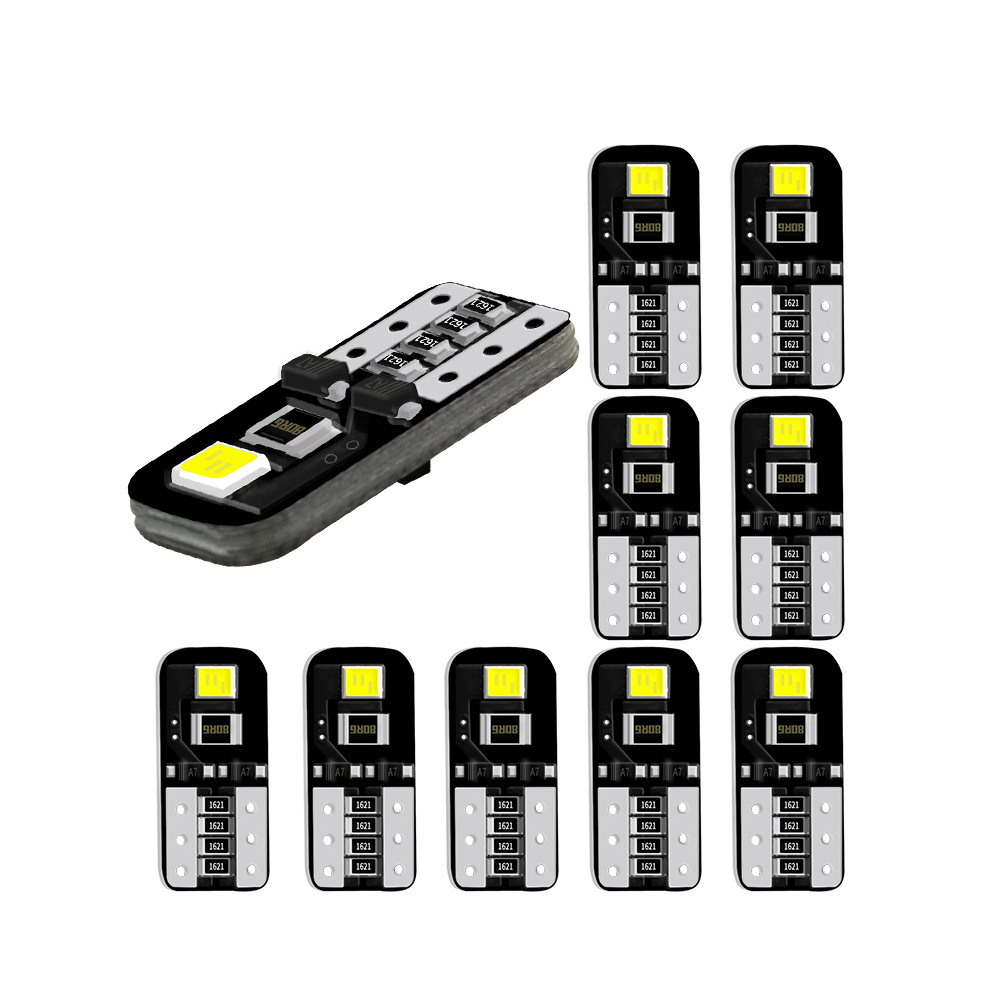 Bộ 10 đèn LED 220lm T10 2smd 194 168 Led 3030 2835 12v