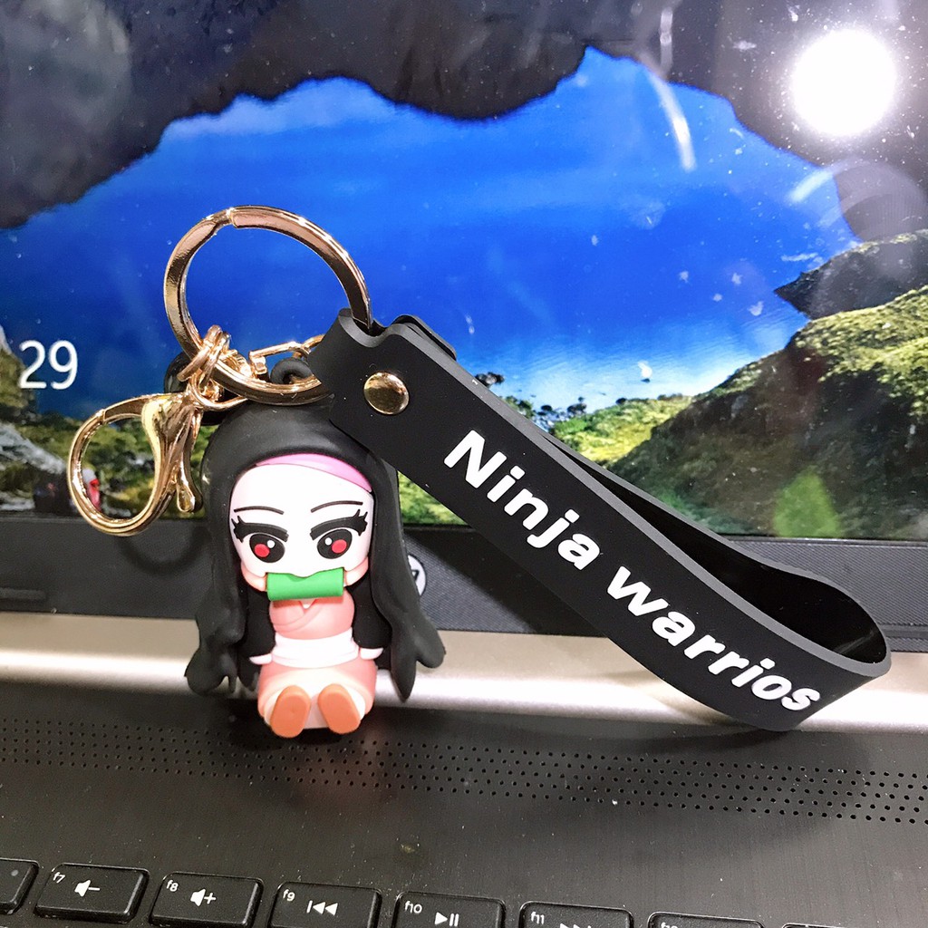 🔴 [ kho sỉ] Móc khóa hoạt hình dễ thương nhứng chiến binh Ninja Bộ sưu tập cute MK052