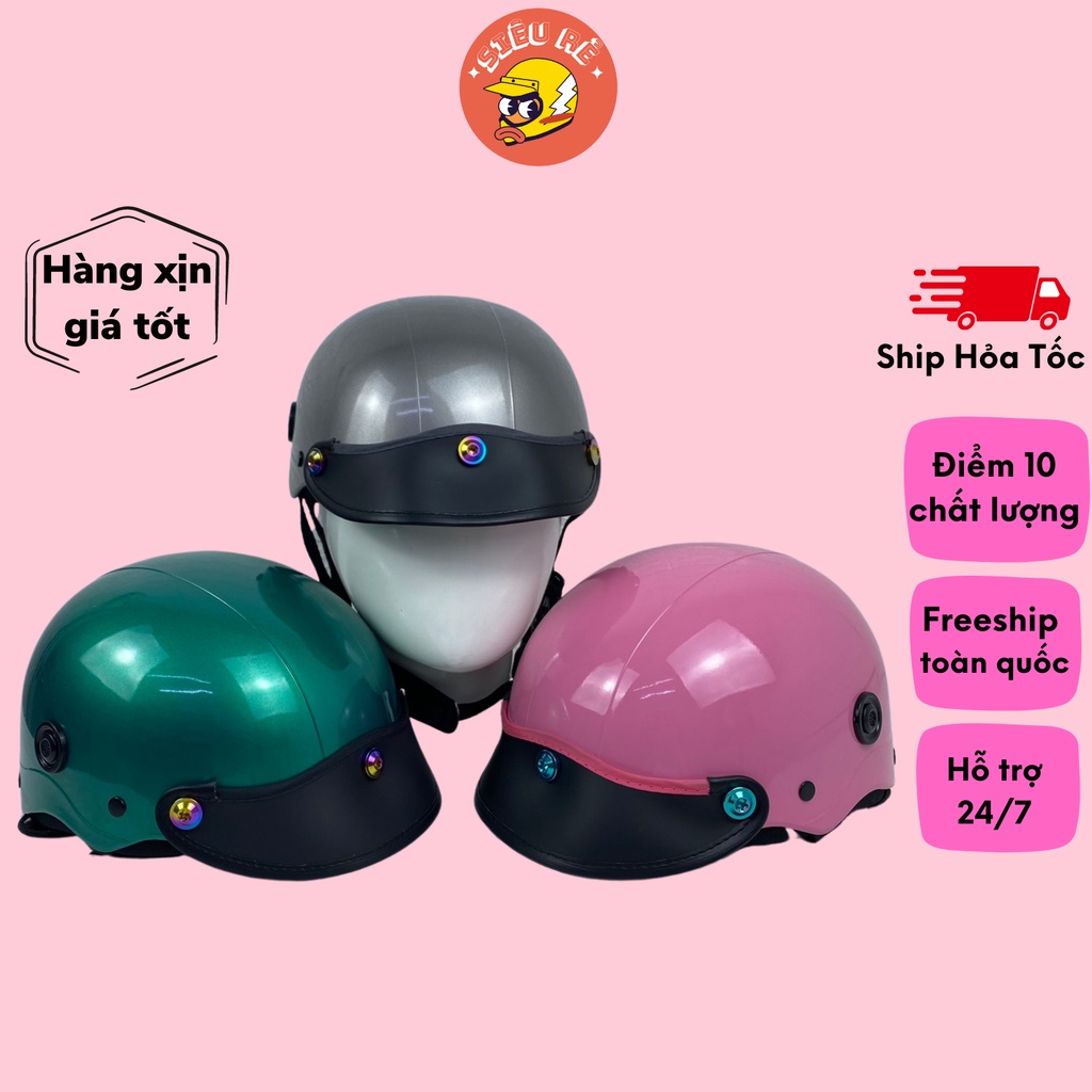 Nón sơn gắn ốc titan gr5 , mũ bảo hiểm sơn xịn độ độc đáo phù hợp cho cả nam và nữ , chất lượng sơn 2K