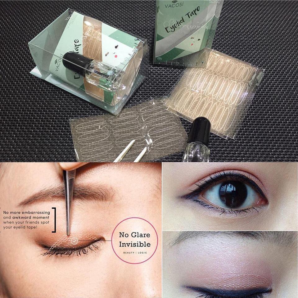 Set 120 Miếng Dán Mí Dạng Lưới Vacosi Invisible Fiber Tape VM16