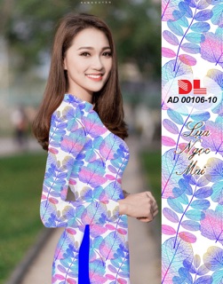 Vải áo dài chiếc lá