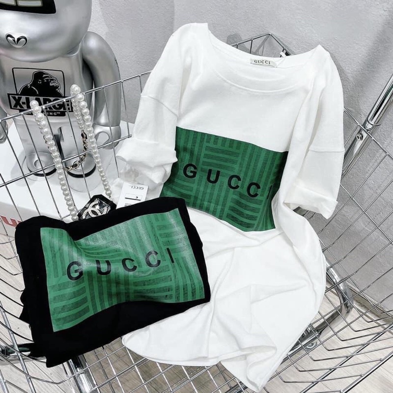 Áo Thun Nữ Gucci Quảng Châu Dáng Đẹp, Áo Thun Nữ Form Rộng Chất Mềm Mịn Thoáng Mát Cho Mùa Hè