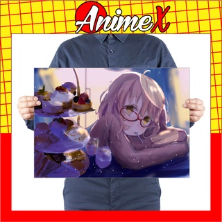 Tấm Poster Anime Beyond the Boundary - Vượt Ngoài Ranh Giới - Áp Phích Dán Tường Khổ Giấy A3 By AnimeX