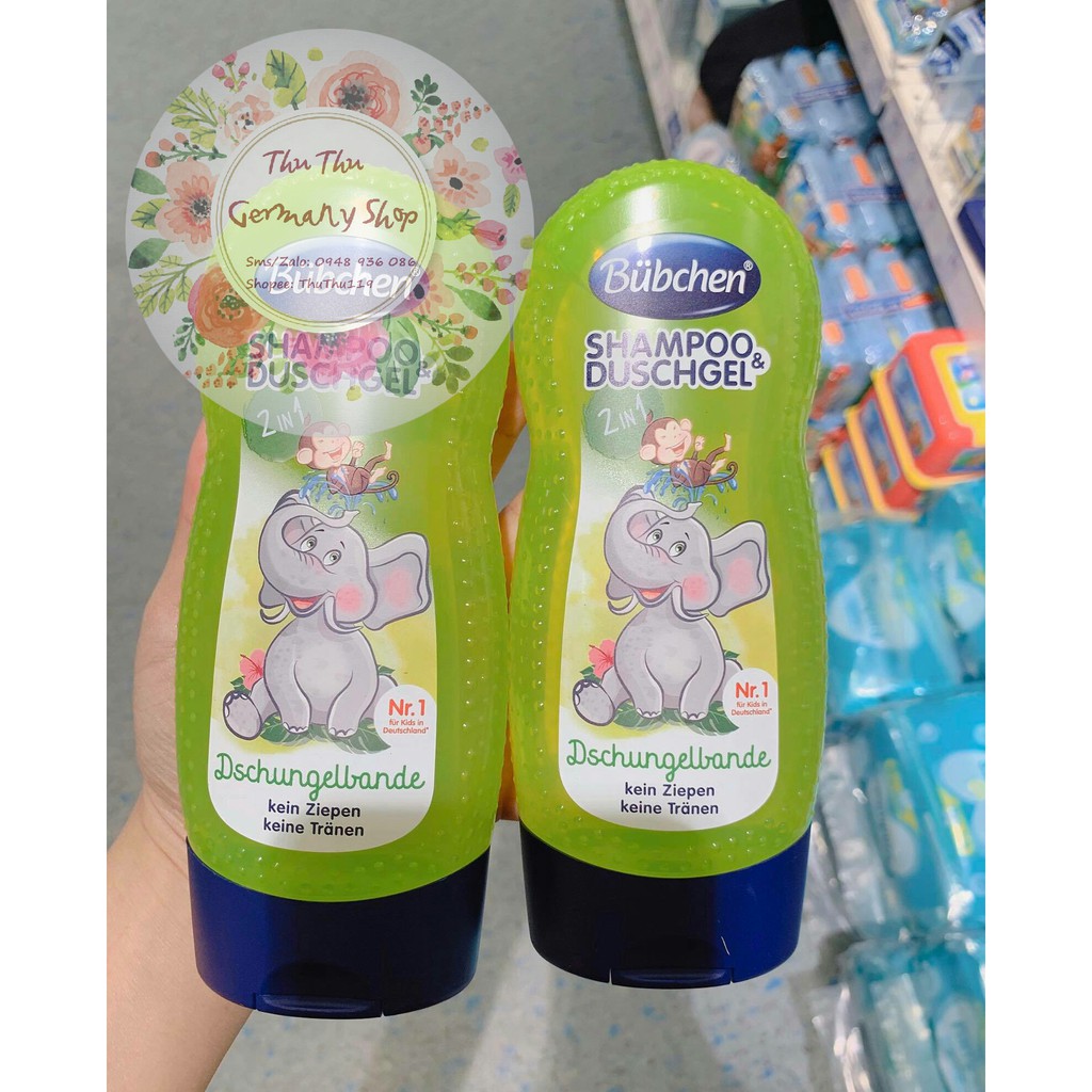 Sữa tắm gội Bubchen Đức cho bé trai/gái