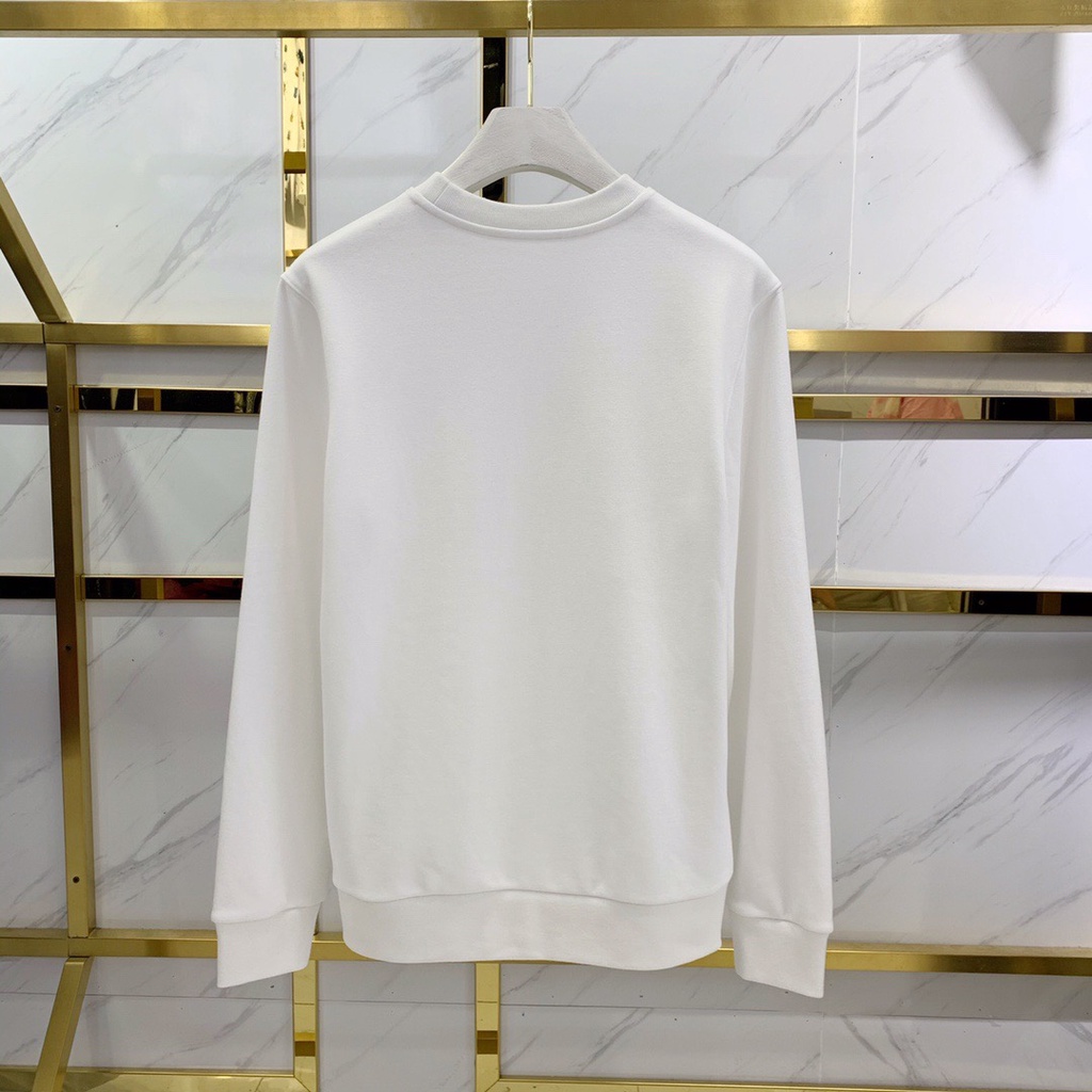 Burberr Áo sweater cotton Tay Dài In LOGO Thời Trang Thu Đông 2020 Cho Nam