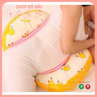 Gối cho bà bầu - gối bầu cánh tiên Gobaba, giảm đau lưng giúp ngủ ngon