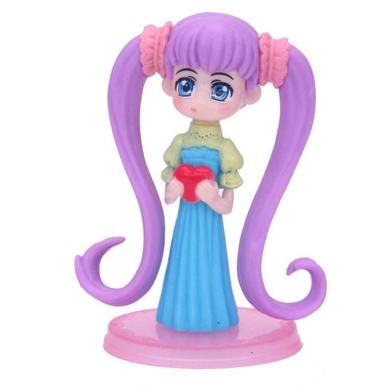 Sét 6 Mô Hình Thủy Thủ Mặt Trăng Sailor Moon Cao 7.5- 8cm ( Có Đế )