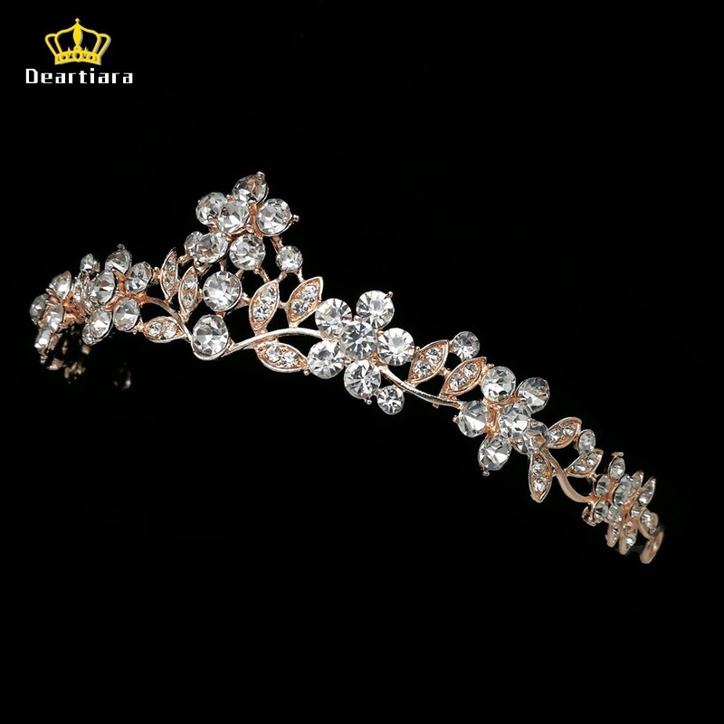 Vương miện đính pha lê trong tiệc cưới/ tiệc tùng/ lễ tốt nghiệp dành cho nữ